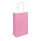 Party Bag, Baby Pink With Handles, 14Wx21Lx7Dcm image