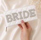 Pearl Detailed Bride Purse image