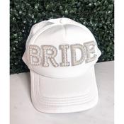 Pearl Embellished Bride Cap image