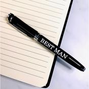 Personalised Black Ballpoint Pen image