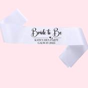 Personalised Hearts Sash image