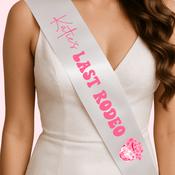 Personalised Sash - Last Rodeo