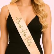 Personalised Sash - Peach image