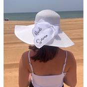 Personalised White Sun Hat image