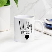 Personalised Wifey Mug
