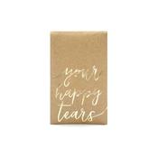 Pocket tissues Your happy tears - Gold image
