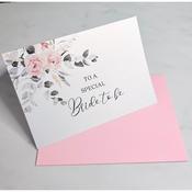Special Bride to Be card with envelope - Rose Design image