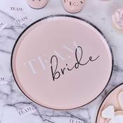 Team Bride Hen Party Paper Plates
