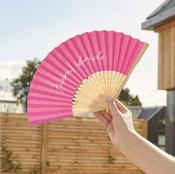 Team Bride Paper Fans - Pack of 4