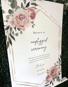 Wedding Sign - Floral