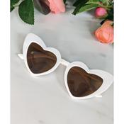 White Heart Sunglasses - Kids image