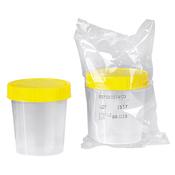 150 X Urine Beaker with Screw-Cap,  Sterile image