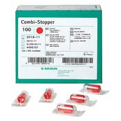Combination Stopper, B. Braun  Red, 100 Pcs.