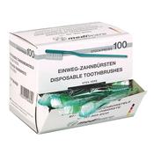 Mediware Disposable Toothbrushes  with Toothpaste, 100 Pcs. image