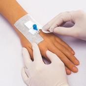 Tape Curafix i.v., Sterile Cannula Fixation Lohmann &amp; Rauscher 2,5 x 12,5 cm, Without Slot, Skin Coloured (20) image