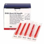 BD Blunt Fill Needle Various Sizes - Bd Blunt Fill Needle Red, 18 G 1 1/2″, 40 x 1.2 mm, 100 Pcs. – I3 305180 is without a filter image