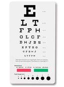 Eye Chart - Snellen Pocket Chart