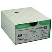 Dafilon, Non Absorb, 4-0, 45cm, 3/8 Circle, Cutting, DS 19mm Needle, monofilament Blue, polyamide(Pk of 36) image