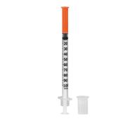 Insulin Syringes Microfine Plus. Various Sizes - Insulin Syringes Microfine Plus (Orange) - BD U 100 29 G - 0,33 x 12,7 mm (100) - Orange image