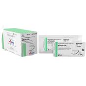 Advalon Monofilament Synthetic Non-Absorbable Surgical Suture Black 2-0 45cm 40mm, 3/8 Circle Cutting (12) image