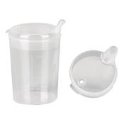 Lid With Oval Spout For Spouted Drinking Cup - 8 x 4mm