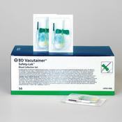 Vacutainer Bd Safety Lok  Green, 21 G, 21 G (0.8 x 19 mm), 30 cm Tube, Without Luer Adapter, 50 Pcs.