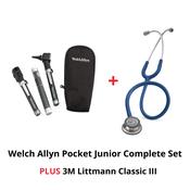 <b>Bundle</b>: Welch Allyn Pocket Junior Set With 3M Littmann Classic III Stethoscope image
