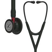 Littmann Cardiology IV + Free Engraving Black With Red Stern 6200 image