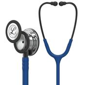 Littmann Classic III + Free Engraving -Navy Blue &amp; Smoke Chestpiece Stethoscope image