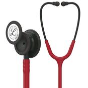 Littmann Classic III + Free Engraving - Burgundy &amp; Matt Black Chestpiece Stethoscope image