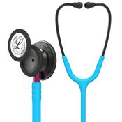 Littmann Classic III + Free Engraving -Turquiose &amp; Smoke Chestpiece 5872 Stethoscope image