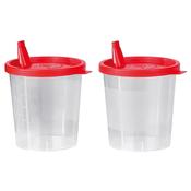 Urine Beaker With Snap-in Lid With Aperture 125ml (100) image