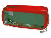 E2 Rectangular Emergency Bag with Window- Multiple Colours - Red