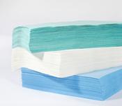Tray Liners - Crepe Paper. Various Colours - blue image
