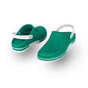 Wock Clog 06 White/Green with Strap - 47/48