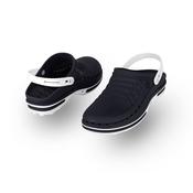 Wock Clog 03 White/Navy with Strap - 47/48