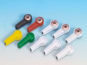 ECG Adapter for Single Use Electrodes (10) (6 White, 1 Yellow, 1 Green, 1 Red and 1 Black)