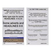 Reading Test Type Modern