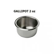 Stainless Steel Gallipot 2oz. (1)