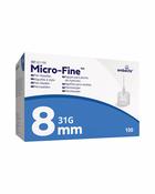 Microfine Ultra Pen Needles - Various Sizes - 31g x 8mm (100)