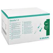 Omnifix F Solo 1ml, 3 part fine dosing syringe with Luer-lock attachment (100)