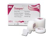 Transpore 3M Tape - Various Sizes - Various Pack Sizes - (5cm x 9.14m) (6 Rolls) image