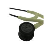 Stethoscope Littmann Cardiology IV:  Satin Finish Alabaster with Black Chestpiece - Over-Engraved Item