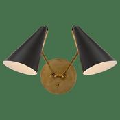 ART ARN 2059HAB-BLK-EU CLEMENTE DOUBLE SCONCE image