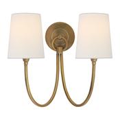 ART TOB 2126 REED DOUBLE SCONCE image