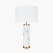 AM 30-722-C CARRARA TABLE LAMP INCL SHADE