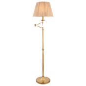EL 63621 STANFORD SWING ARM FLOOR LAMP INCL SHADE image