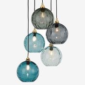 EL 120973-ED BLUE ILARIA 5LT CLUSTER PENDANT image