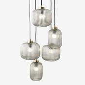 EL 120934-ED GREY BIZ 5LT CLUSTER PENDANT image