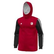Harlequins Adidas Senior Rain Jacket Red/blk